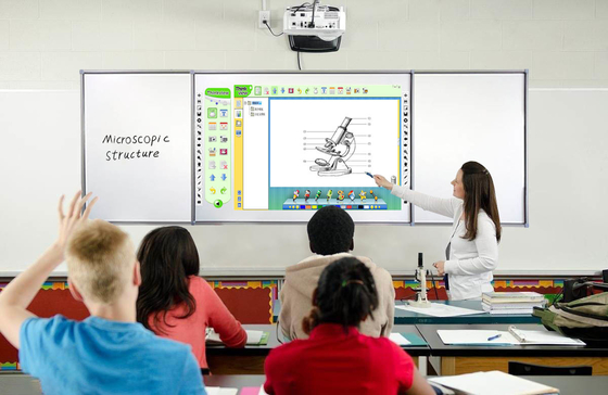 Портативный взаимодействующий экран Smartboard Whiteboards класса цифров